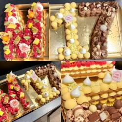 Number cake (35 euros/6 parts)