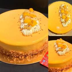 Entremet mangue/ananas (4.50 euros/personne)