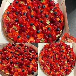 Tarte aux fruits (4 euros/personne)