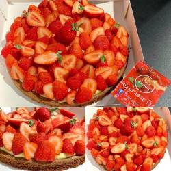 Tarte aux fraises (3.75 euros/personne)